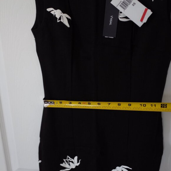 NWT Black and White Floral Dress - Picture 7 of 9